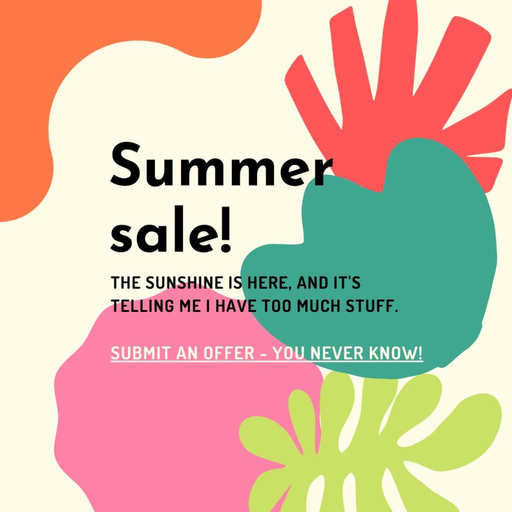 SUMMER SALE: Submit an offer!